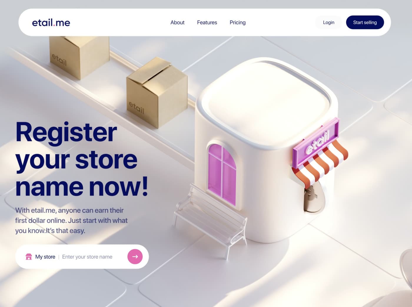 etail.me website